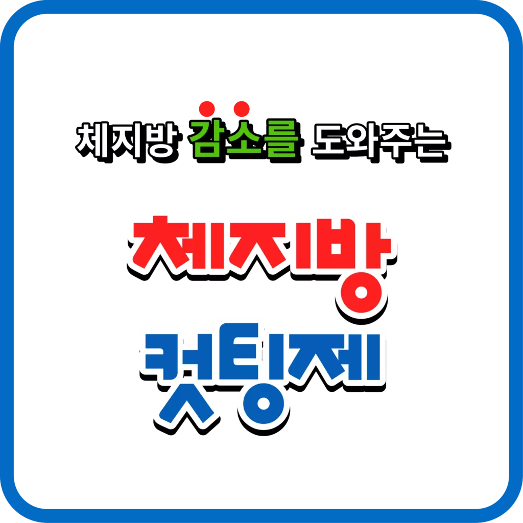 체지방 컷팅제 장단점과 부작용