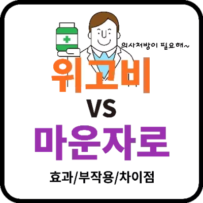 위고비 VS 마운자로 비교